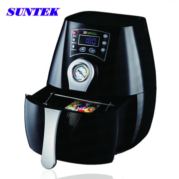Negro 3D Hest vacío prensa máquina impresora de sublimación (ST-1520C1B)